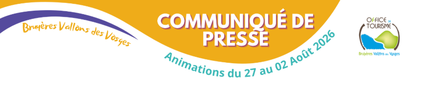 ANIMATIONS DU 27 JUILLET AU 02 AOÛT 2026