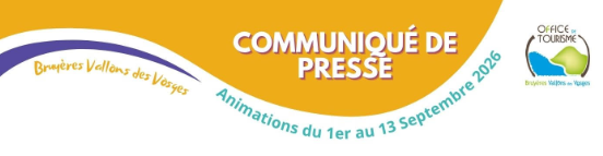 ANIMATIONS DU 1ER AU 13 SEPTEMBRE 2026