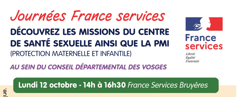Journées France services – Lundi 12 octobre – 14h à 16h30